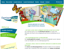 Tablet Screenshot of damiaanschool.nl